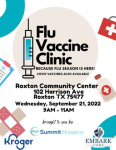 Roxton Flu Shot Clinic